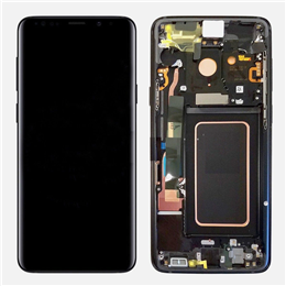 For Samsung Galaxy S9 Plus G965F LCD Touch Screen with Frame Midnight Black